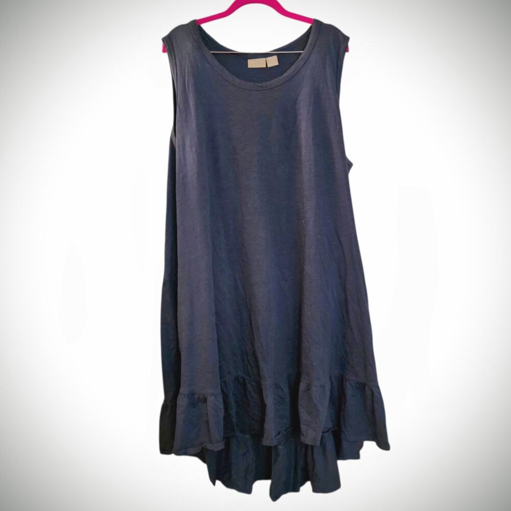 Plus Sized, Lightweight cotton knit, sleeveless dress. Size 22/24